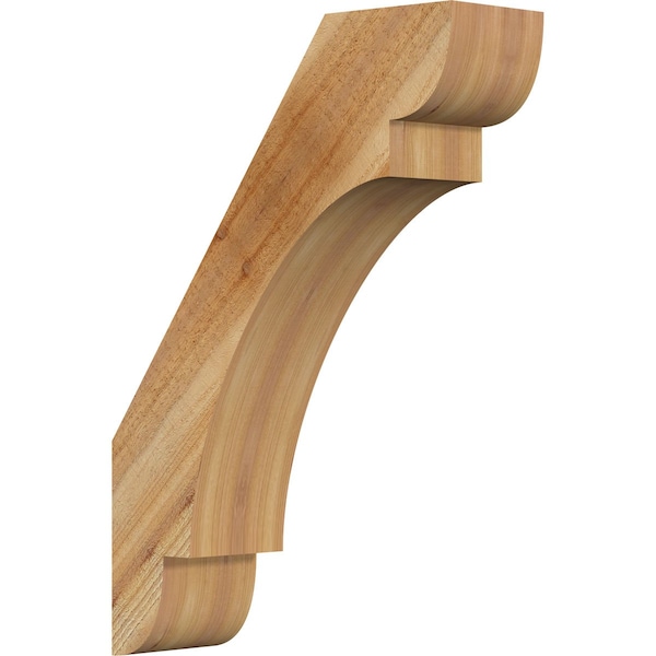 Ekena Millwork 6"W x 20"D x 28"H Olympic Rough Sawn Knee Brace, Western Red Cedar BRC06X20X28OLY00RWR - main